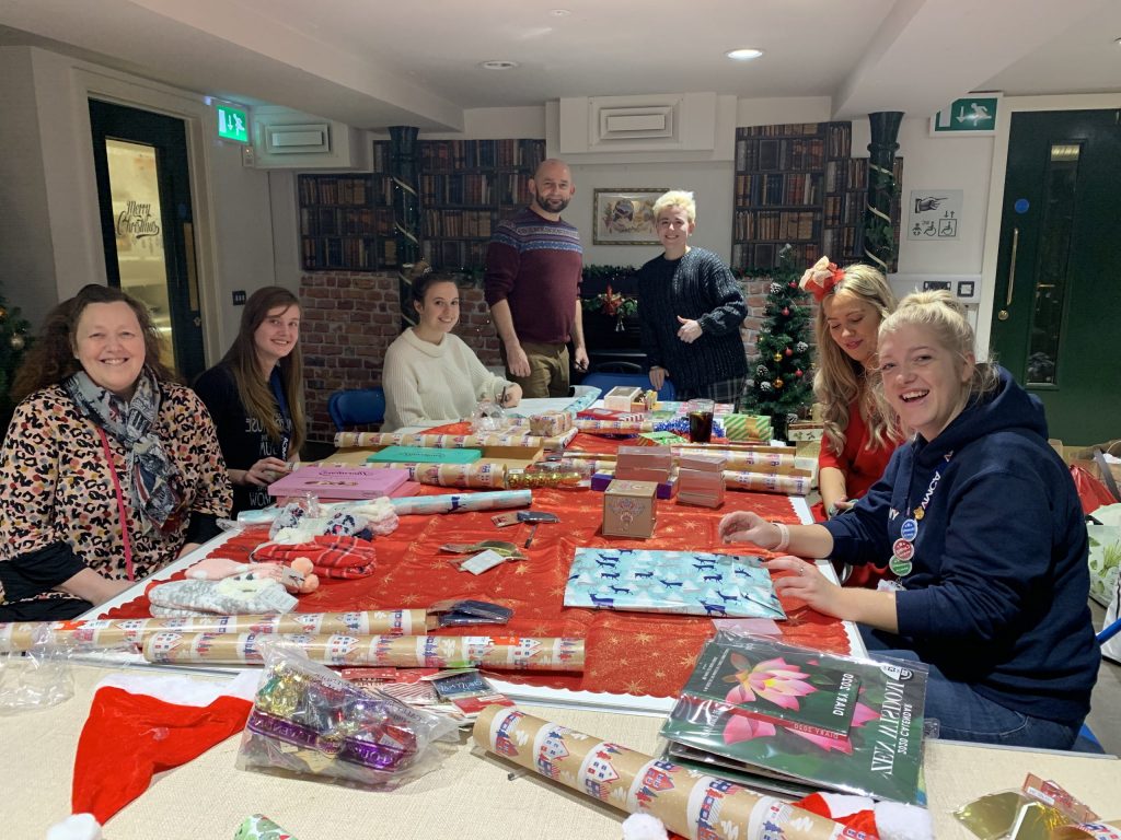 Christmas_Housing_Gift_Wrapping_Event_Malt_Cross_Staff_Volunteer_Day