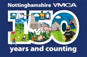 Notts YMCA 150 logo